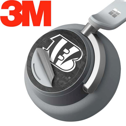 NFL Cincinnati Bengals Black & White Surface Headphones Skin